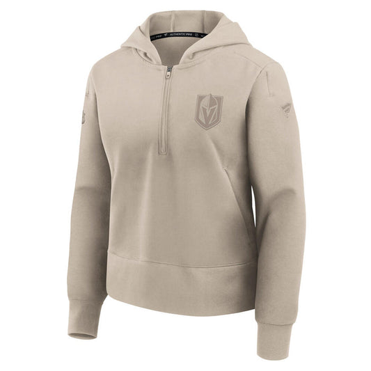 Vegas Golden Knights Women's Authentic Pro Poly Knit Quarter-Zip - Vegas Team Store