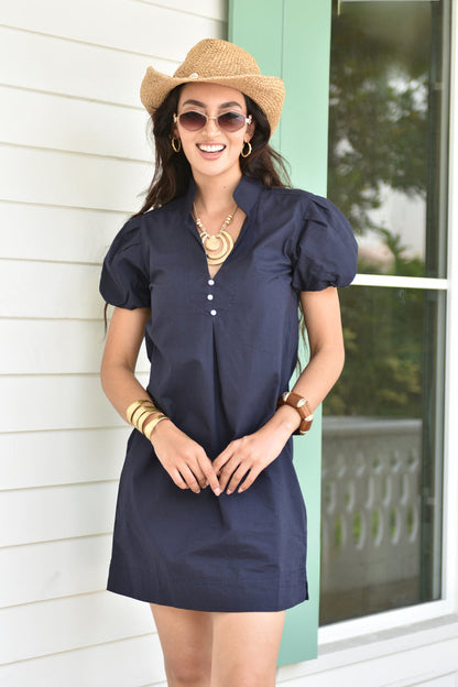 Virginia Dress Navy