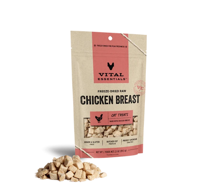 Vital Essentials Cat Freeze-Dried Chicken Breast Cat Treats