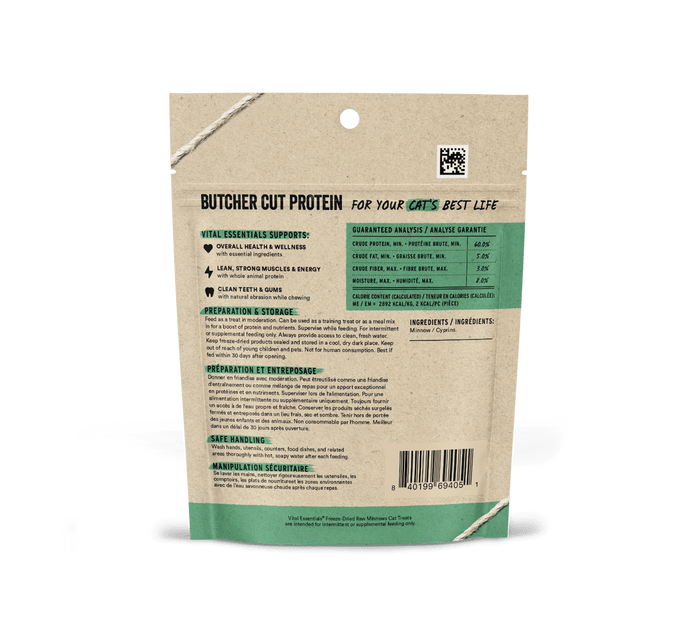 Vital Essentials Cat Freeze-Dried Minnows Cat Treats