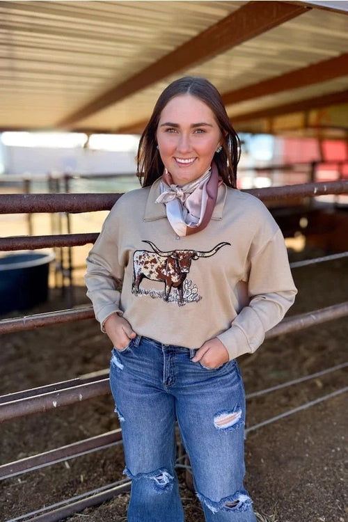 Western Lomita Longhorn PulloverS