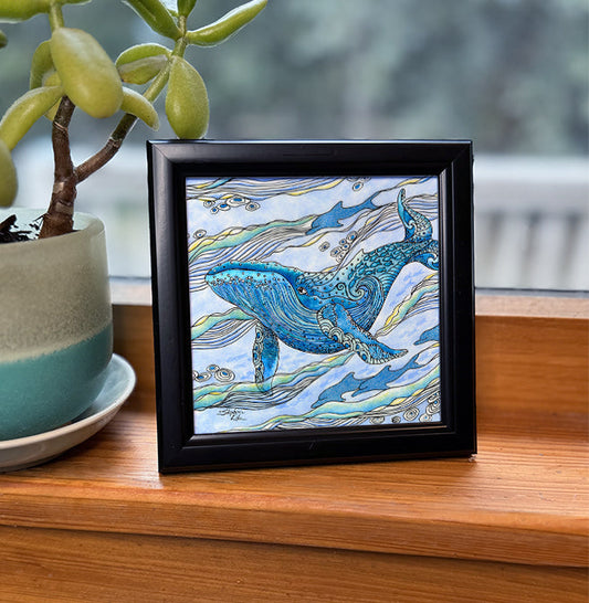 Whale Watch Framed Art