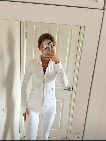 White and gold lululemon