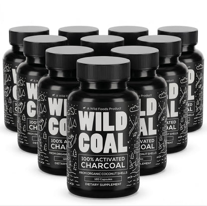 Wholesale of 10 - Activated Charcoal Capsules, 120ct