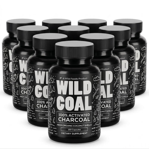 Wholesale of 10 - Activated Charcoal Capsules, 120ct