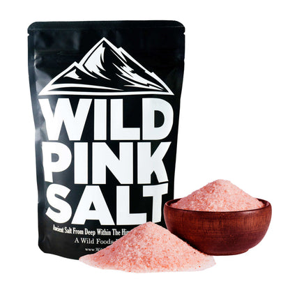Wild Himalayan Pink Salt - Fine Grain Salt Wild Foods 8oz Fine