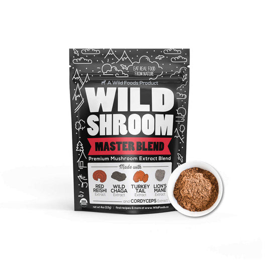 Wholesale: Master Shrooms Five Mushrooms Blend - Adaptogens + Prebiotic Powerhouse Wholesale Wild Foods