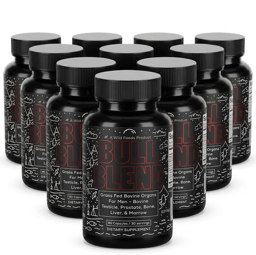 Wholesale of 10 - The Bull Blend - Beef Organs for Hormone Support