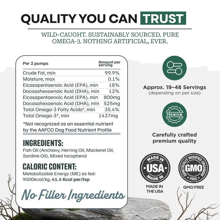 Wholesale of 10 - Wild Pets Liquid Fish Oil