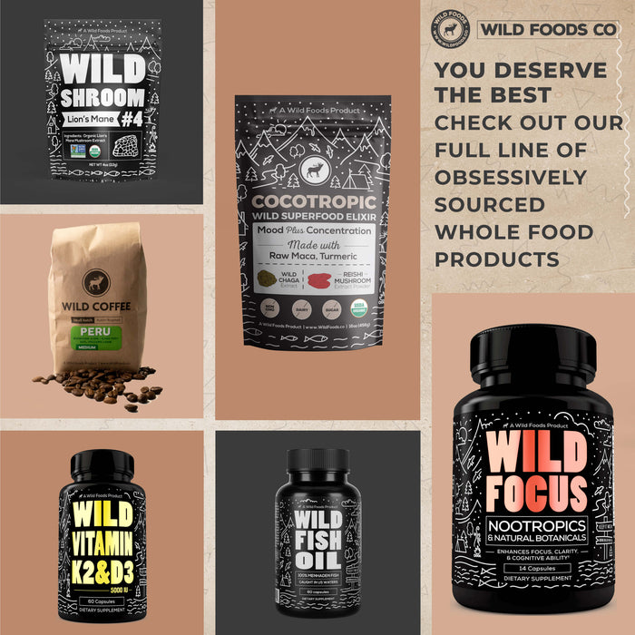 Wild Vitamin K2 & D3 Case of 12 Wholesale Wild Foods