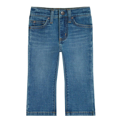 Wrangler Baby & Toddler Girl's W Stitched Bootcut Jean in Denim