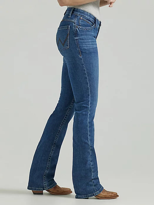 Wrangler Women's Ultimate Riding Jean Willow Mid-Rise Bootcut in Jennifer