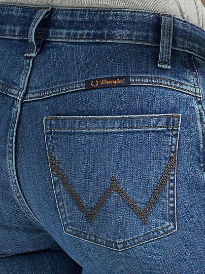 Wrangler Women's Ultimate Riding Jean Willow Mid-Rise Bootcut in Jennifer