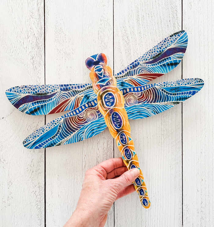 Yellow Dragonfly - Dragonfly Shape