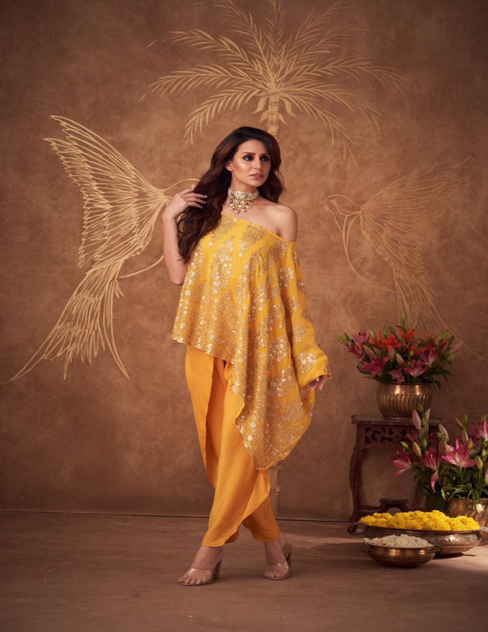 Yellow Gold Asymmetric Top