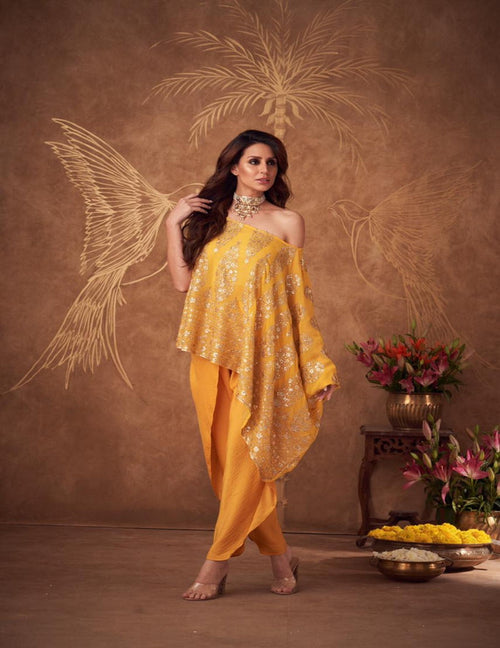 Yellow Gold Asymmetric Top