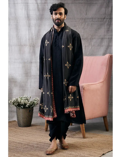 Zahra Dhoti Set With Shawl