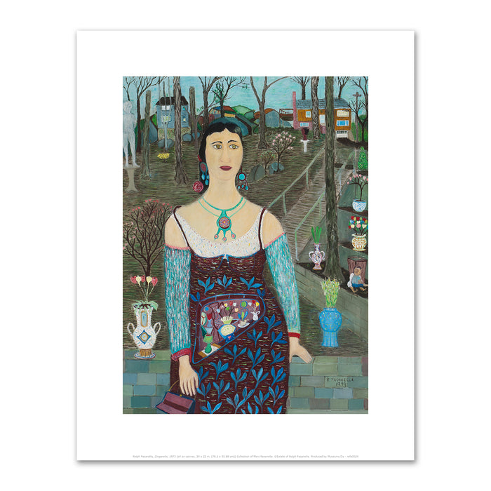 Ralph Fasanella, Zingarella, 1973, Collection of Marc Fasanella, Â© Estate of Ralph Fasanella. Fine Art Prints in various sizes by Museums.Co