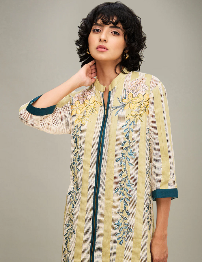 Handloom kurti with pants